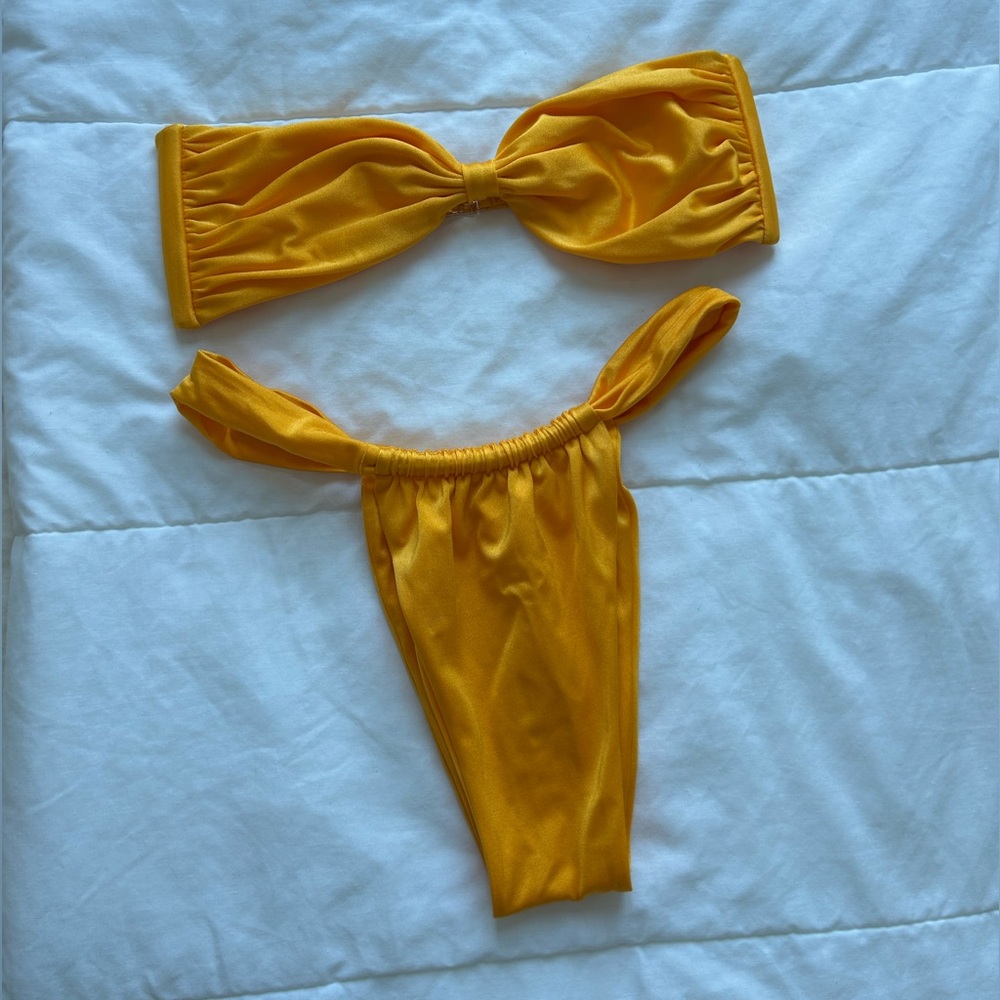Orange bikini Hard Swim NWOT